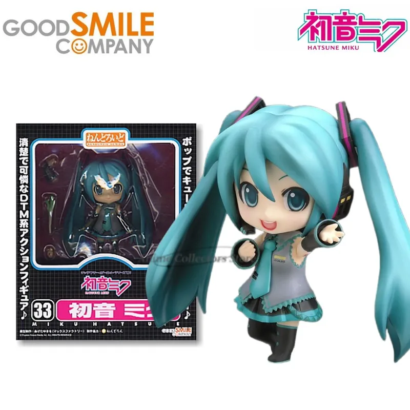 

In Stock Original Good Smile Action/Dolls Nendoroid (#033) Vocaloid Hatsune Miku Figure Decoration Collection Gift Toy
