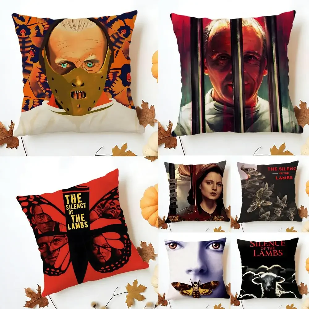 Psychological Thriller Classic The Silence Of The Lambs Cushion Cover Sofa Home Decor Living Room Accessory Holiday House