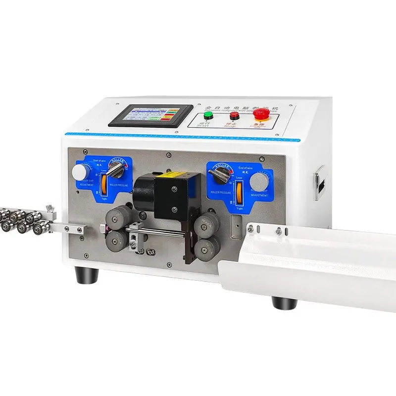 Fully automatic computerized wire stripping machine, wire stripping machine, sheathed wire torsion stripping machine,