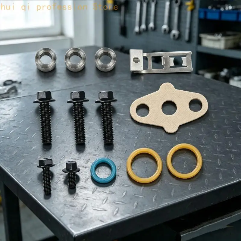 904-234 3C3Z-9T514-AD Turbolader-Montagesatz mit Dichtungen, O-Ringen und Schrauben für F550 6.0L Motor, Werkstattreparatur und – Detail 3