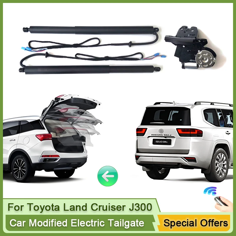 

For Toyota Land Cruiser LC300 J300 2021~2024 Car Electric Tailgate Tail Gate Strut Vehicle Power Rear Door Lifting System Kit