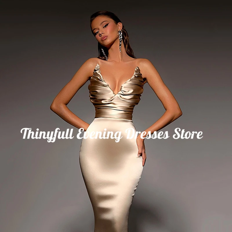 Thinyfull Sexy Mermaid Prom Dresses Formal Sweetheart Floor Length Evening Dress Women Night Cocktail Party Prom Gown Customized