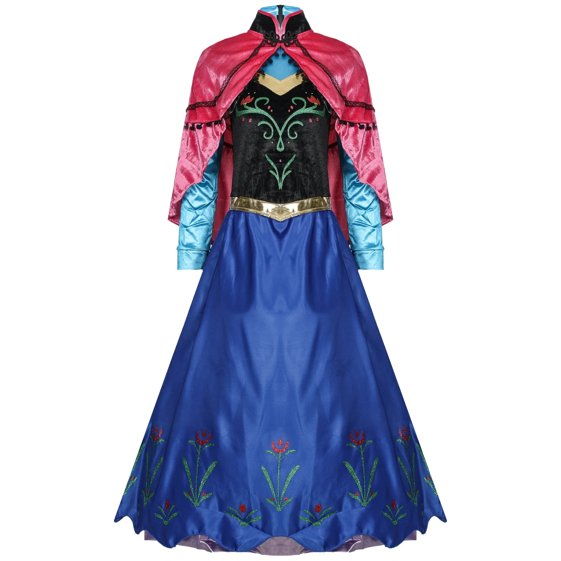 

Cosplay Costume Adult Women Halloween Queen King Princess Uniform Fancy Dress