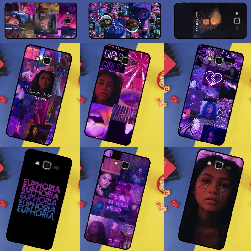 Coque TV américaine Euphoria Zendaya Rue, pour Samsung Galaxy M06 M16 M14 M34 M54 M11 M21 M31 M13 M33 M35 M53 M55 M15 M12 M32 M52