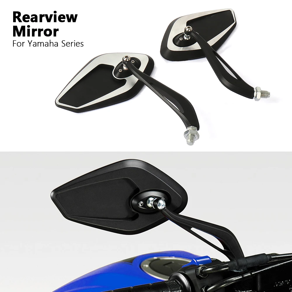 Motorcycle Side Rearview Mirrors Universal For Yamaha MT-07 MT07 MT-09 MT09 MT-10 Tracer 700 TRACER 900 XSR700 XSR900 XJ6