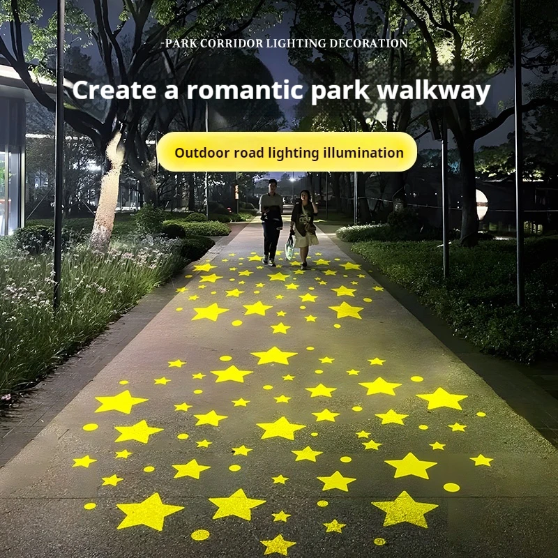 Customized Star Moon Pattern static Projector Lamp Gobo Comet Star with Stars for Professional LED Projectors