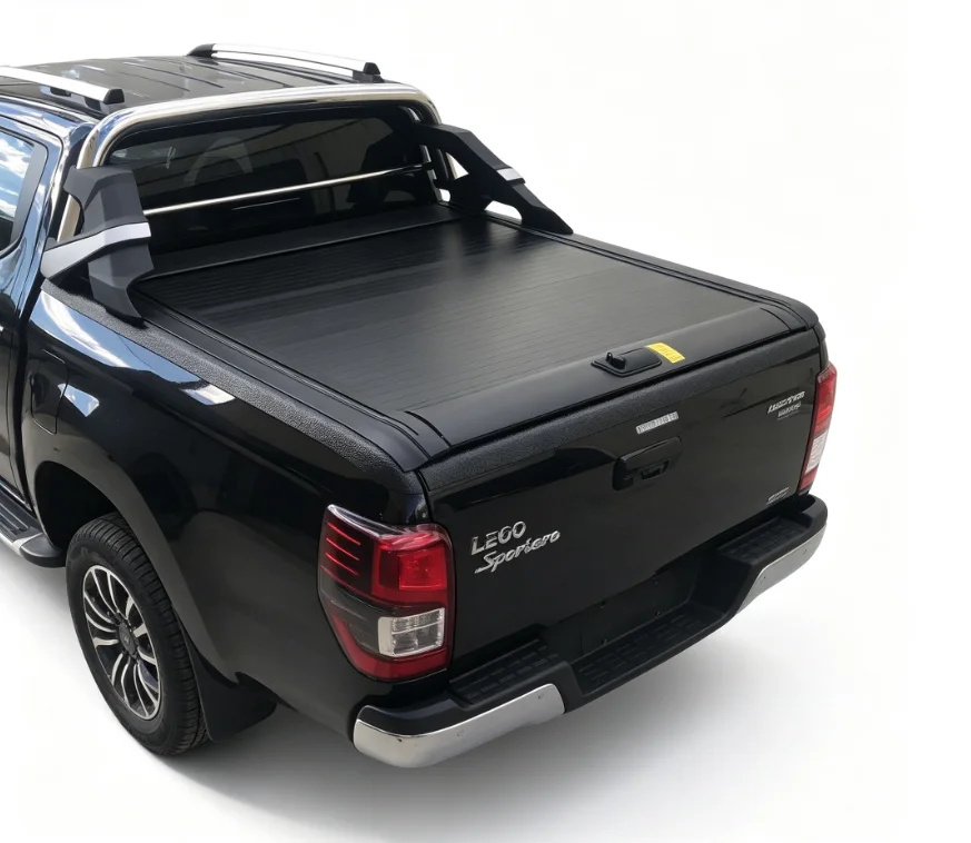 Dream Car ZST Retractable Aluminum Alloy Tonneau Cover Tailbox Waterproof Lockable Hard Truck Bed Cover  L200 Sportero