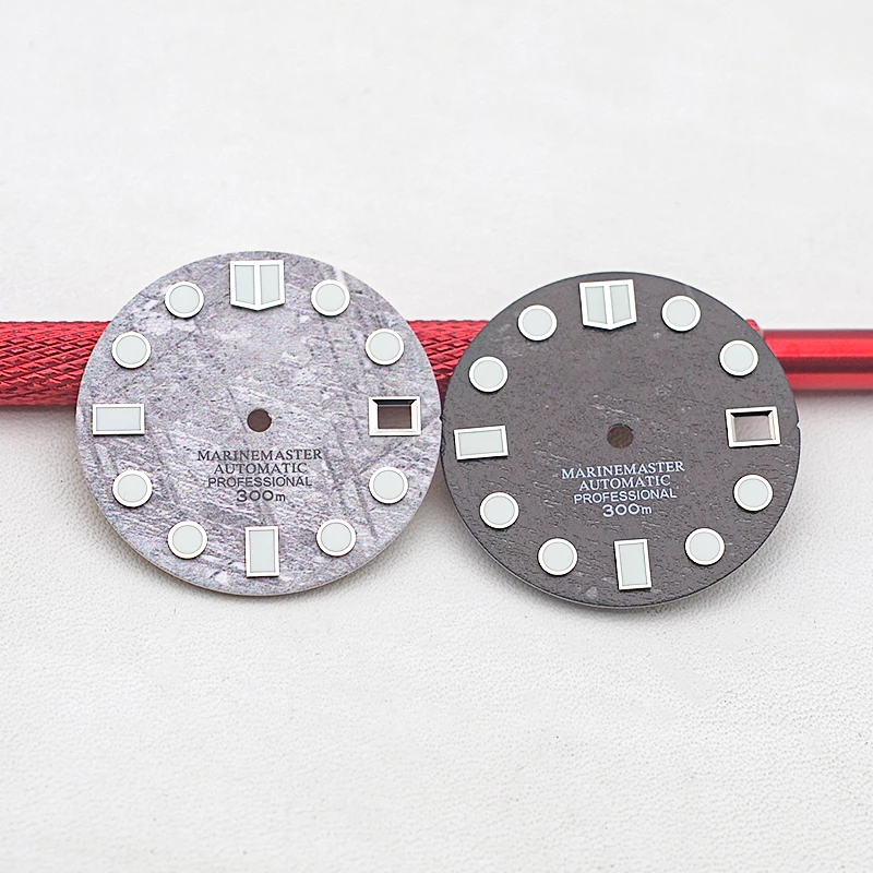 Циферблат 28,5 мм, зеленый светящийся циферблат без логотипа для SKX007 SRPD черепаха 6105 Tuna NH35 NH36, часовые ремонтные детали