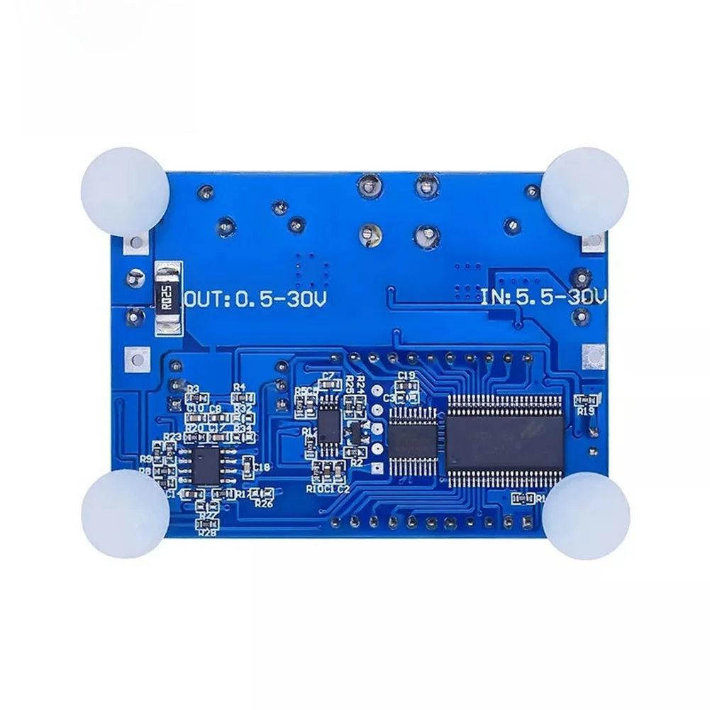 Boost DC-DC Converter Module with LCD Display 0.5V to 30V Output 0A to 4A Adjustable Charging Module for 5.5-30V Input