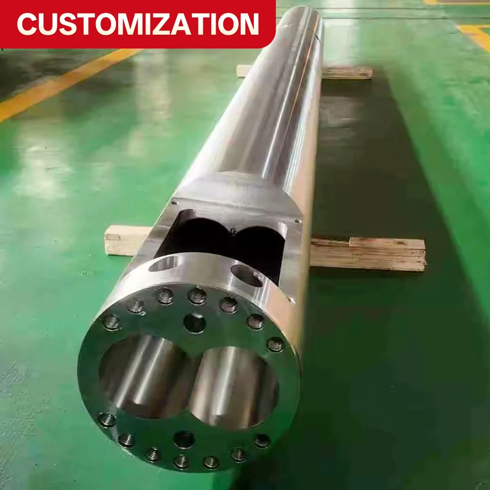 Custom-designed screw barrel assembly for 50T injection 177 caliber barrel 9mm rifled barrel molding machine Constructed