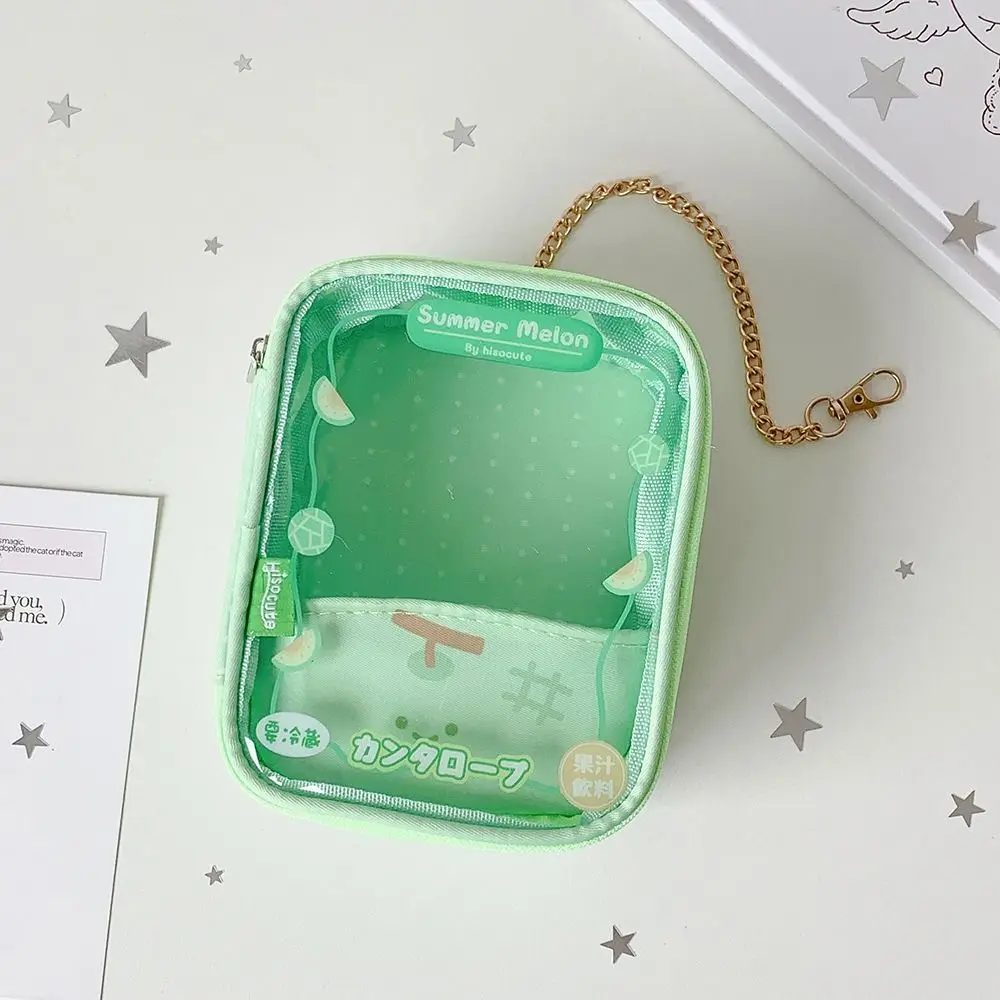 Trendy PVC 10CM Outing Bag Clear Dustproof Storage Display Bag Portable Transparent Dolls Bag Small Item Bag