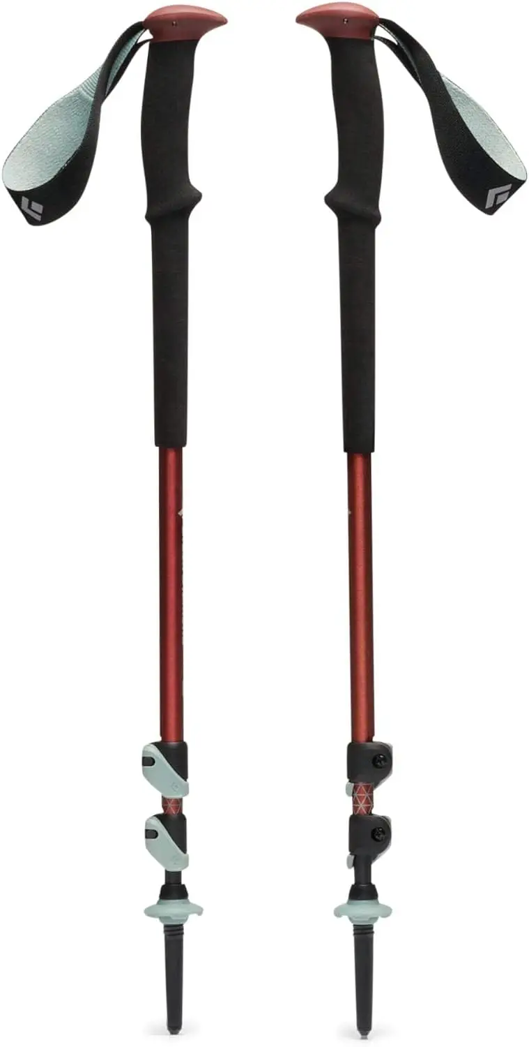 

Lightweight Aluminum Hiking Poles (Pair) - Cork/Foam/Natural Grip, FlickLock Adjustable for All-Season Stability