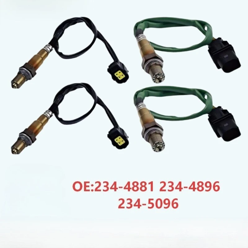 Suitable for Mercedes-Benz oxygen sensors,R550,S550,GL550,ML550,5.3L upstream and downstream,234-5096,234-4881,234-4896,set of 4