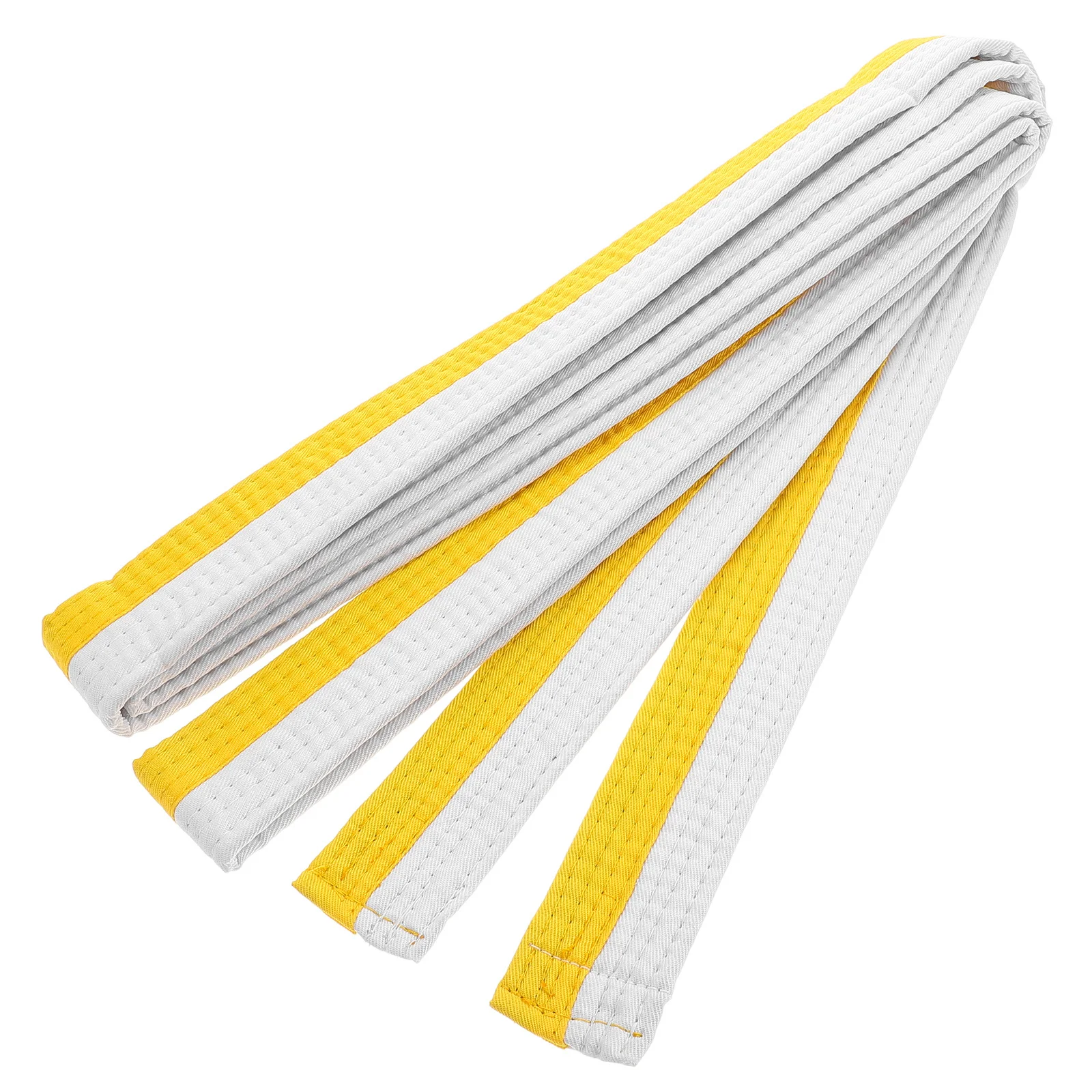

Martial Art Belt Soft Adjustable for Taekwondo Judo Karate Training Ranking Yellow Colored Martial Arts Belt Karate Belts Yellow