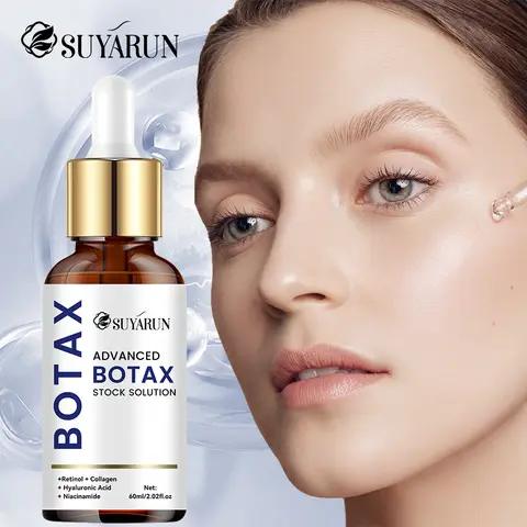 SUYARUN Professional Botax Serum Anti-Aging - szybko wchłaniająca się pielęgnacja twarzy, podnosząca i ujędrniająca skórę, redukująca zmarszczki - wegańska.