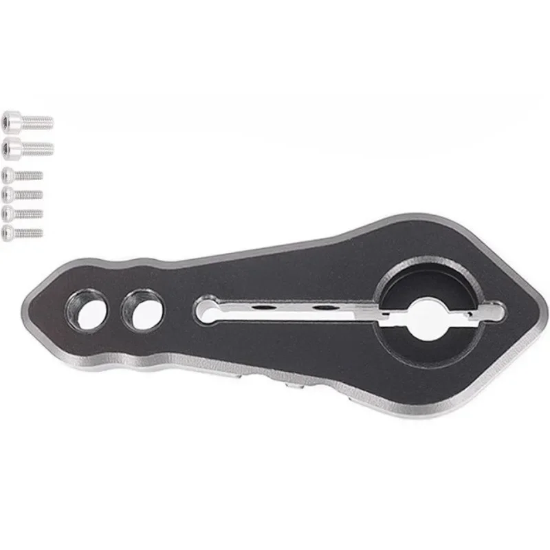 1 Uds 37mm Metal Rc 25t brazo Servo de dirección de diente para 1/10 coche trepador de control remoto Trxs Trx4 Trx6 Scx10 Axial D90 Rgt piezas de coche Rc