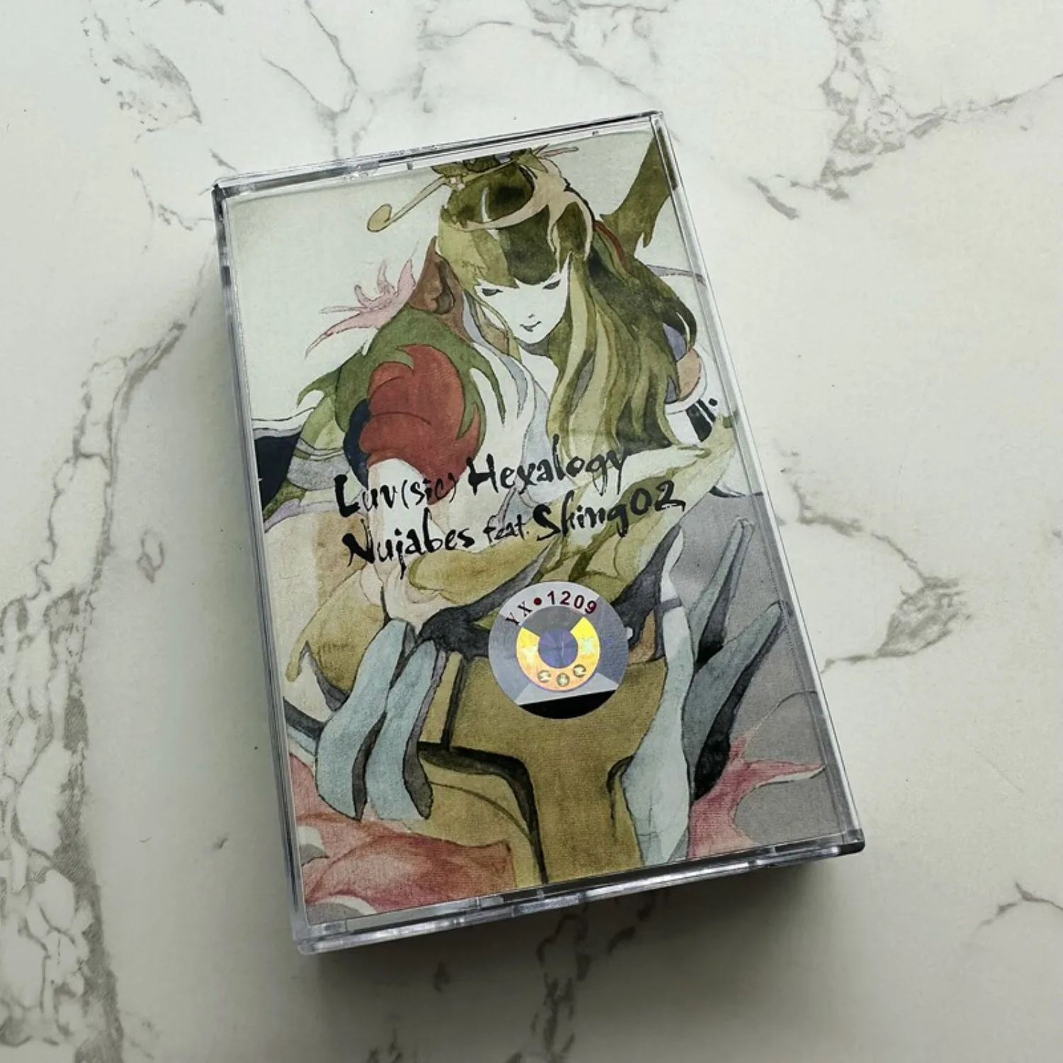 

Nujabes Feat. Shing02 Luv Hexalogy Lo-fi Jazz Hip Hop Audio Cassette Tape Retro Analog Sound Collectible for Fans Home Art Decor