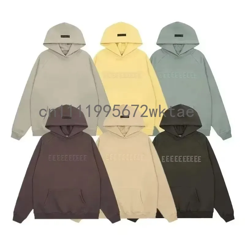 

Classic Jogging Set Men's Hoodies Luxury Design Chest Two Rows Silicone Letter Logo Hoodies High Street Loose Cotton Pants Set