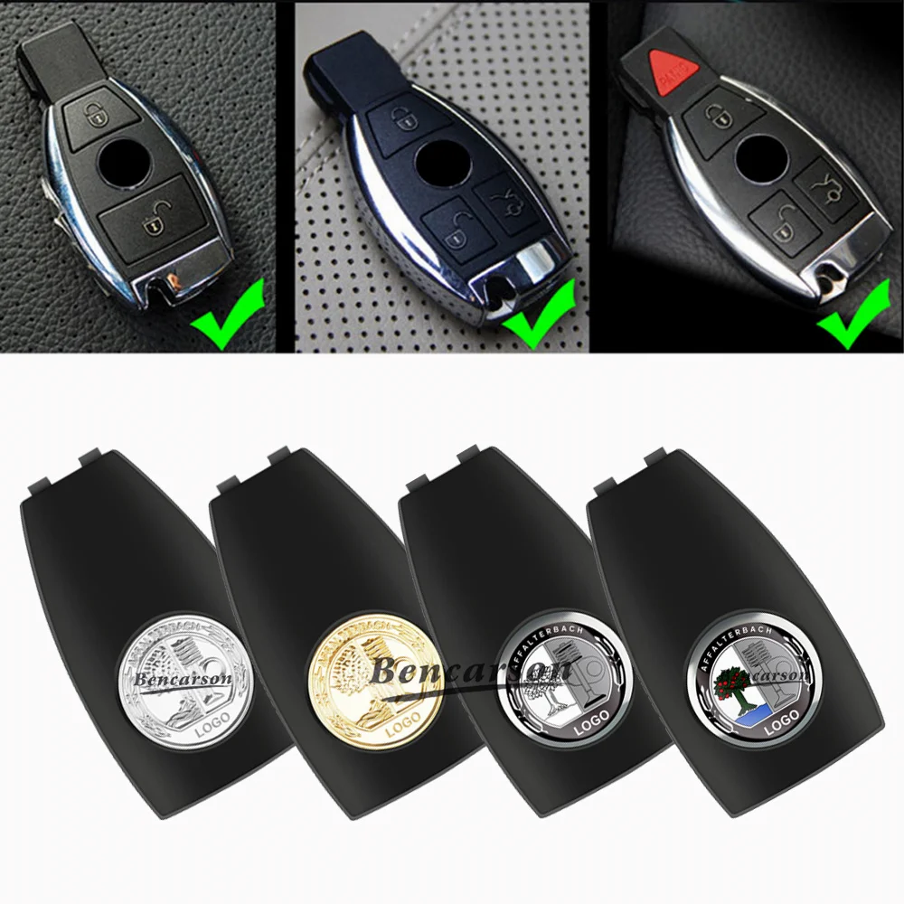 Car Smart Key Cover Protective Shell Apple Tree For W210 W212 E63 W202 W205 W207 A/C/E/S Class Key Case Rear Cover Accessory