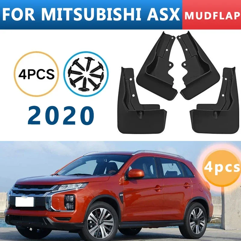 

Mud Flaps Fit for MITSUBISHI ASX 2020 Mudguards Tire Fenders Splash Proof Accessories Wheel Guards 4ps
