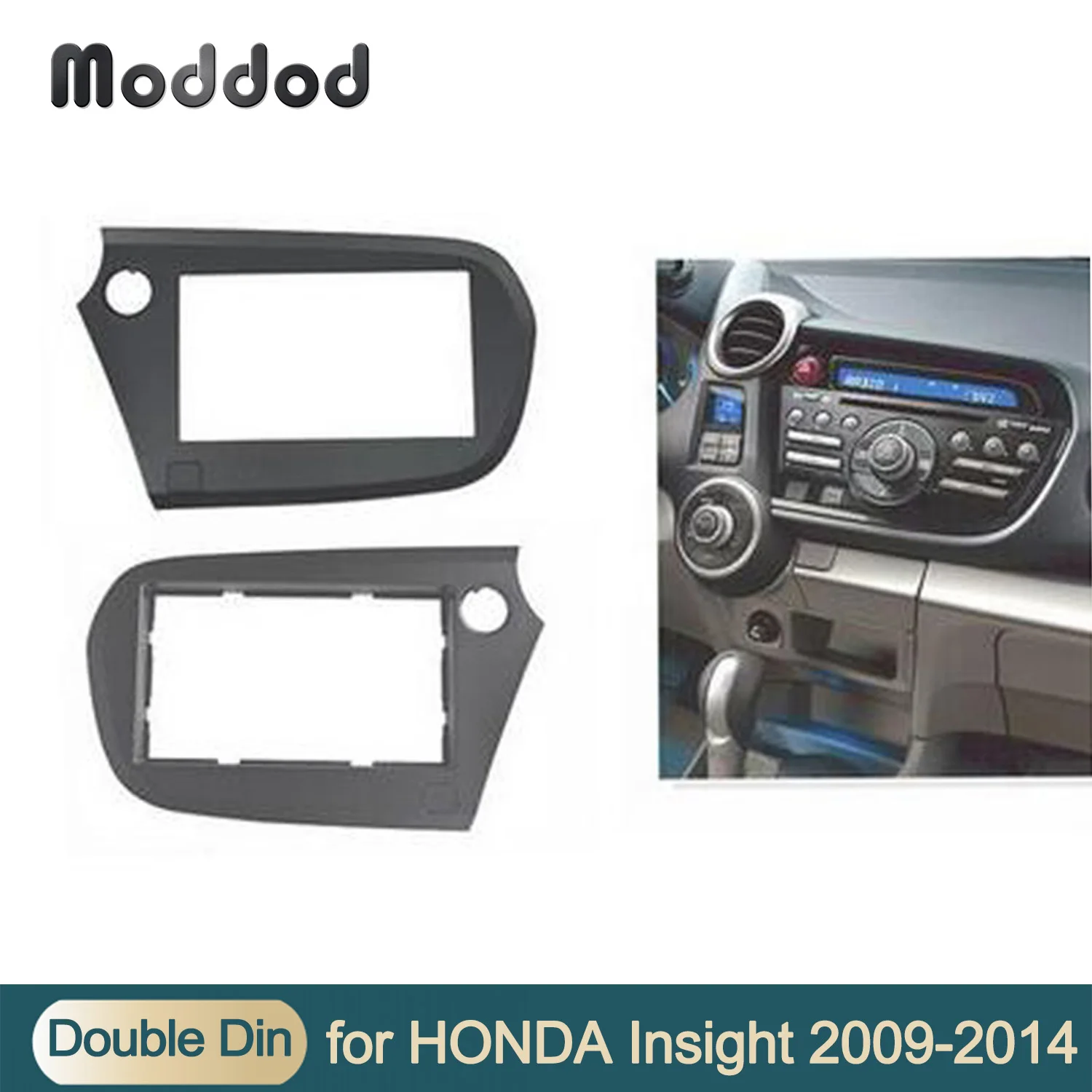 

Double Din Fascias for Honda Insight Car Radio Stereo Fascia Dash CD DVD Refitting Trim Installation Kit Dashboard Frame Bezel