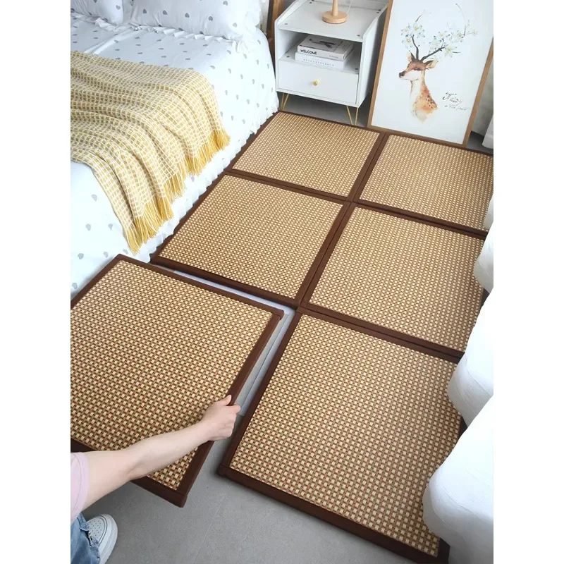 Thickened foldable splicing floor mat climbing mat bedroom under the bed anti-drop mat tatami carpet