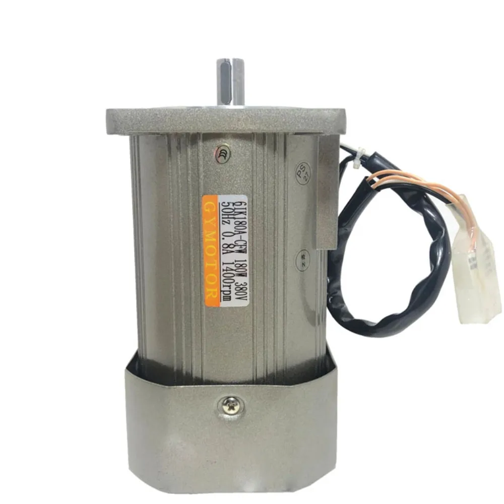 AC 110V 220V 380V 180W 1400rpm Single/Three-Phase Shaft 15mm, Size 104*104mm  Adjustable/Variable Speed, Constant/Fixed AC Motor