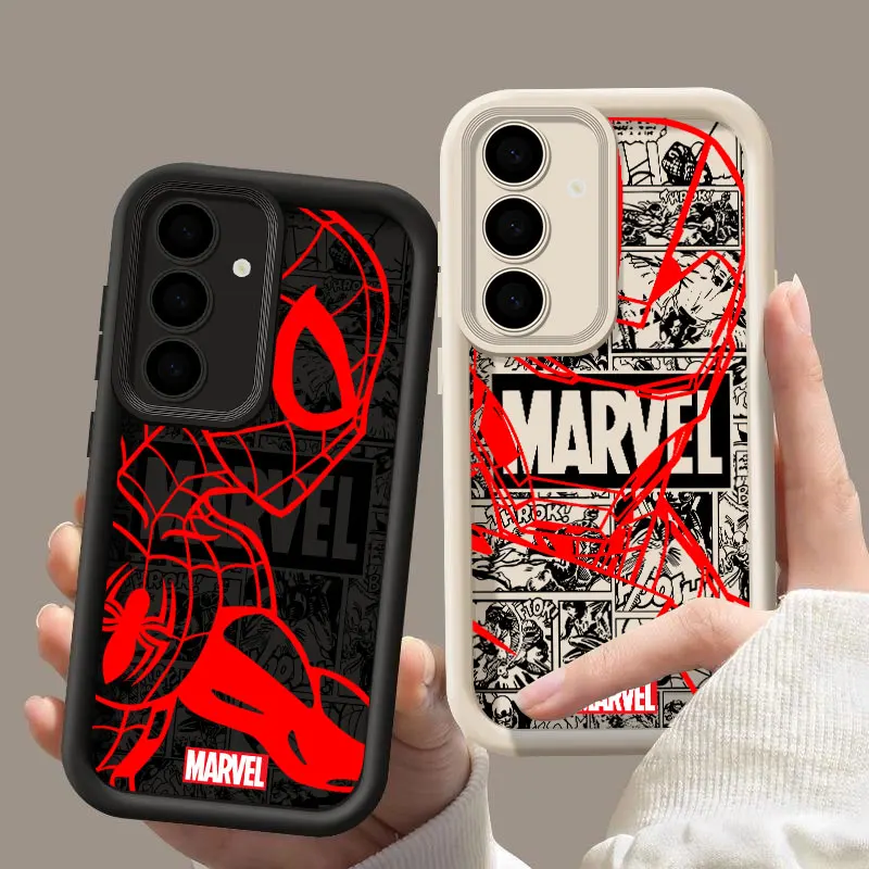 

Marvel Comics Spiderman Fundas For Samsung Galaxy S26 S25 S24 S23 S22 Plus S21 Ultra S20 FE Case S26Ultra Soft Phone Back Cover