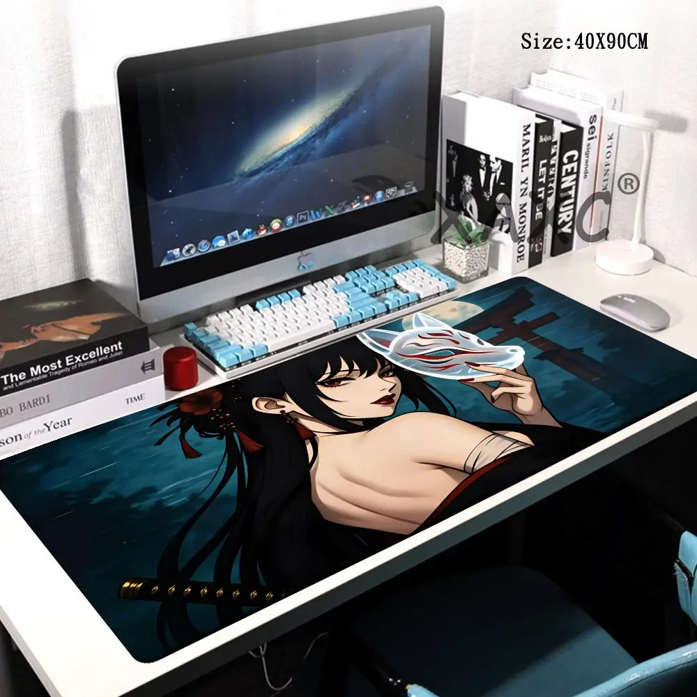 

HYBXAXC Japanese Anime Girl Magic Party Game Mat Durable Rubber for MTG&TCG Games Mouse Pad Offices Desk Mats Friendly Design