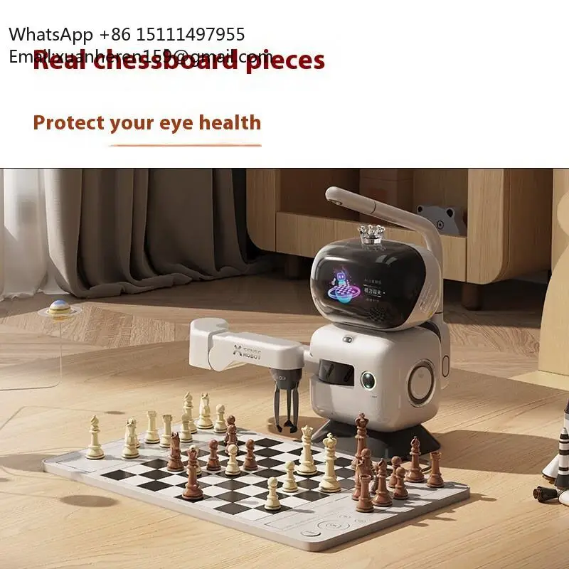 Yuan Radish SenseRobot Android Operated AI Chess Playing Robot Educational Metal Device with WiFi for Exercises and Sparring