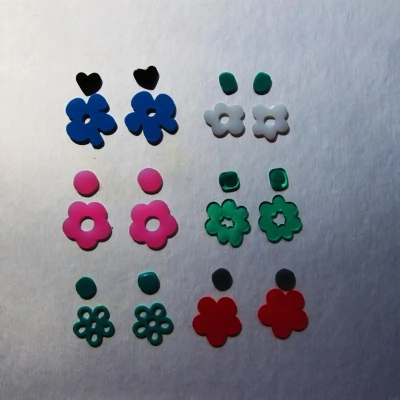 2025 New Flower Pendant Silicone Mold Epoxy Resin Molds for Necklace Earrings Bracelets