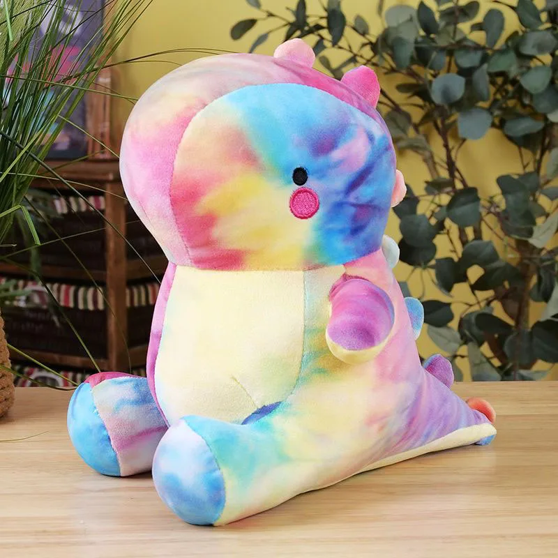 

Cute Kawaii Dinosaur Plush Toy Ultra Soft Fluffy Stuffed Animal Pillow in Multiple Colors and Sizes for Kid Adults Birthday Gift