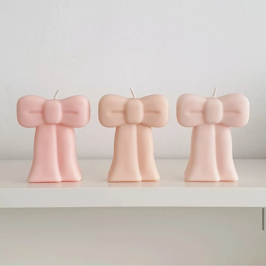 قالب شمع على شكل فيونكة ثلاثية - مراجعة Candle Making Jelly وسعره