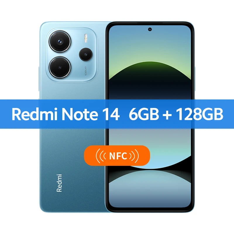 【World Premiere】Global Version Xiaomi Redmi Note 14 MediaTek Helio G99-Ultra 108MP AI Camera 5500mAh 6.67" 120Hz AMOLED Displa