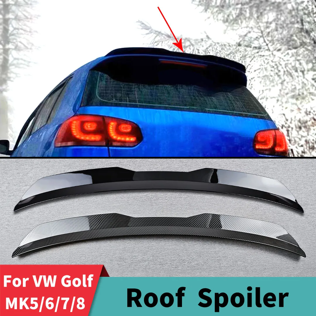 

Roof Rear Spoiler Wing Body Kit Trunk Lip Tuning Accessories Trim Tail For VW Golf MK5 MK6 MK7 MK7.5 MK8 Air Dam Deflector