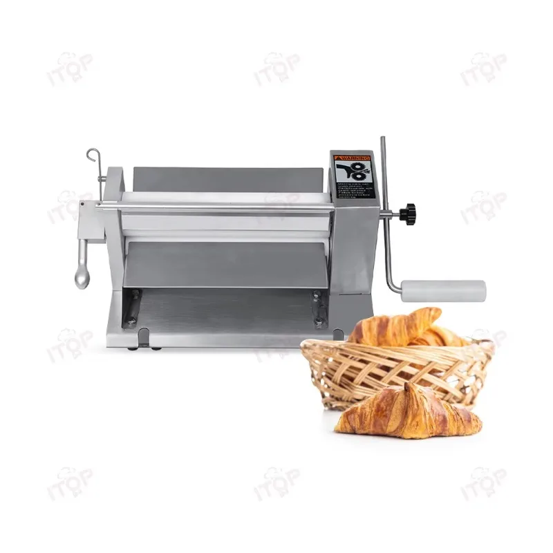 

Professional Manual Dough Sheeter High Precision Pastry Flattening Rolling Equipment for Commercial Bakery Processing