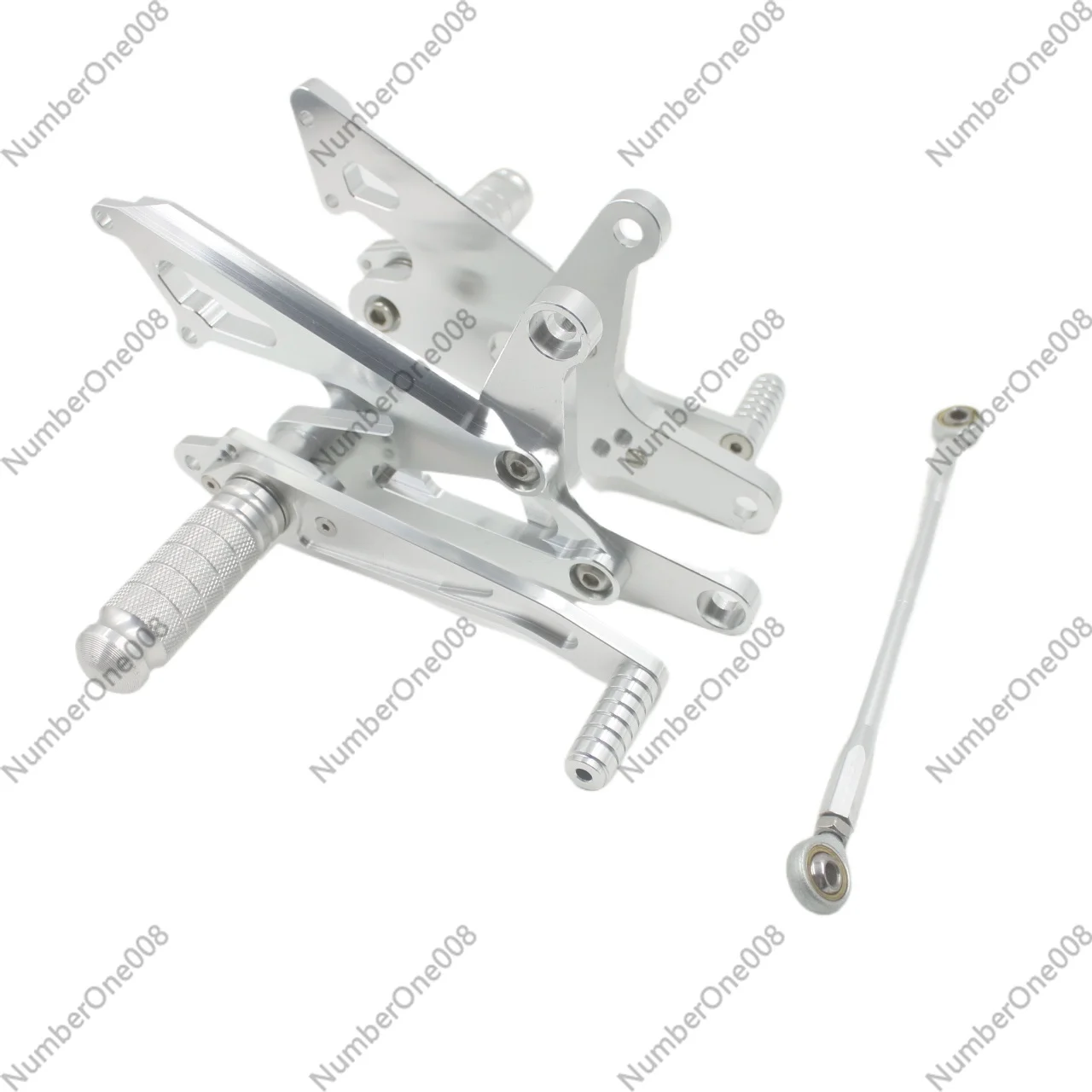 Aluminium Motorcycle Footrest Pedal for  CBR250RR MC22 1990-1994, Silver CNC Racing Conversion Parts
