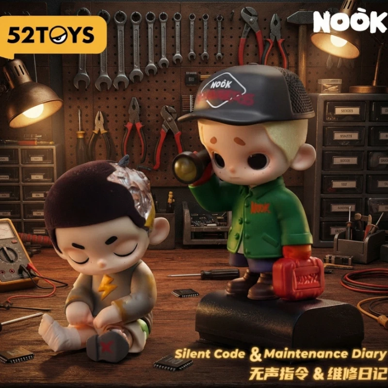 52TOYS NOOK&SEEK The Gemini Series Blind Box Figures Desk Figures Vehicle Figures Decoration Items Birthday Gifts