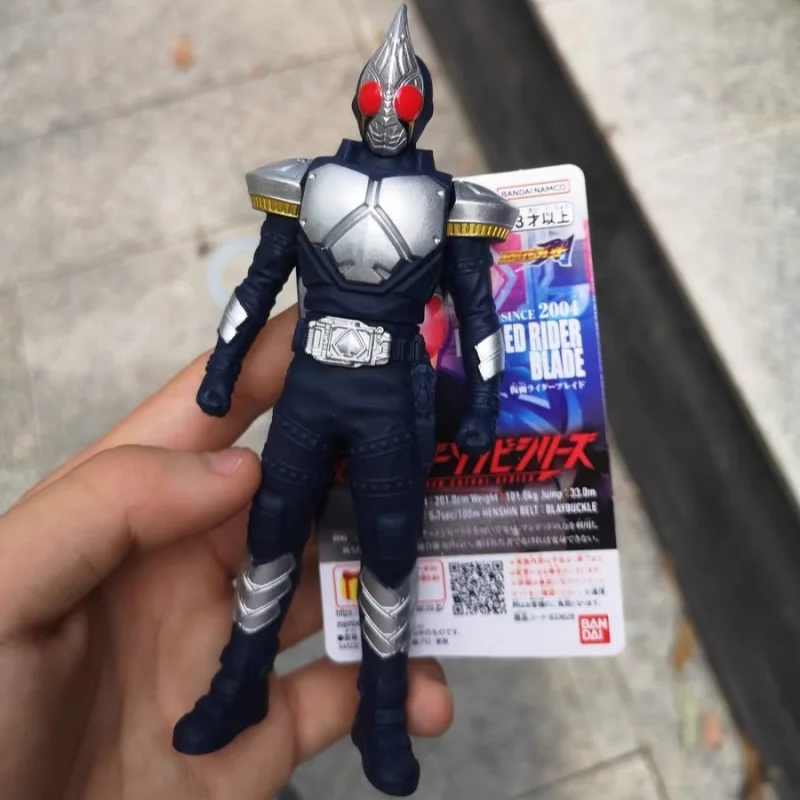 Bandai Kamen Rider 14cm Action Figure Agito Ryuki Ghost Wizard Soft Rubber Doll Model Room Decoration Collection Toy Gift