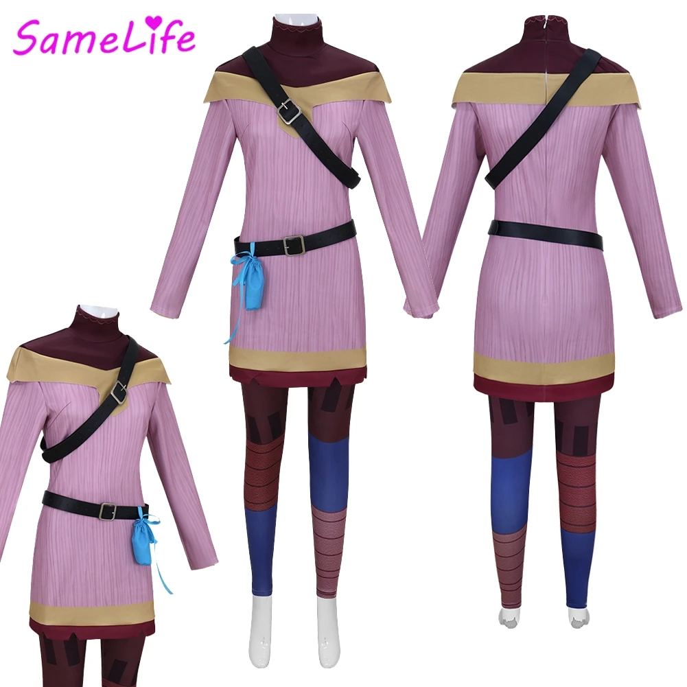 

Cassandra Cosplay Fantasy Battle Suits Cartoon Princess Costume Disguise Adult Women Roleplay Fantasia Party Outfits