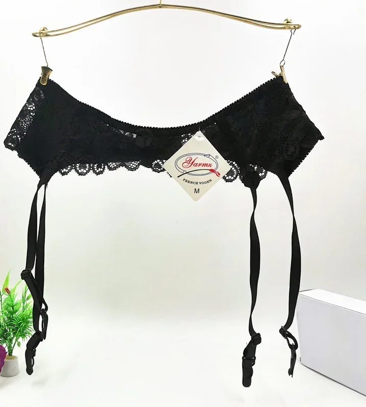 Sexy Lingerie Women Panties Transparent Underpants Lace Garter Belt Underwear Female Adjustable Bandage Short Knickers Plus Size