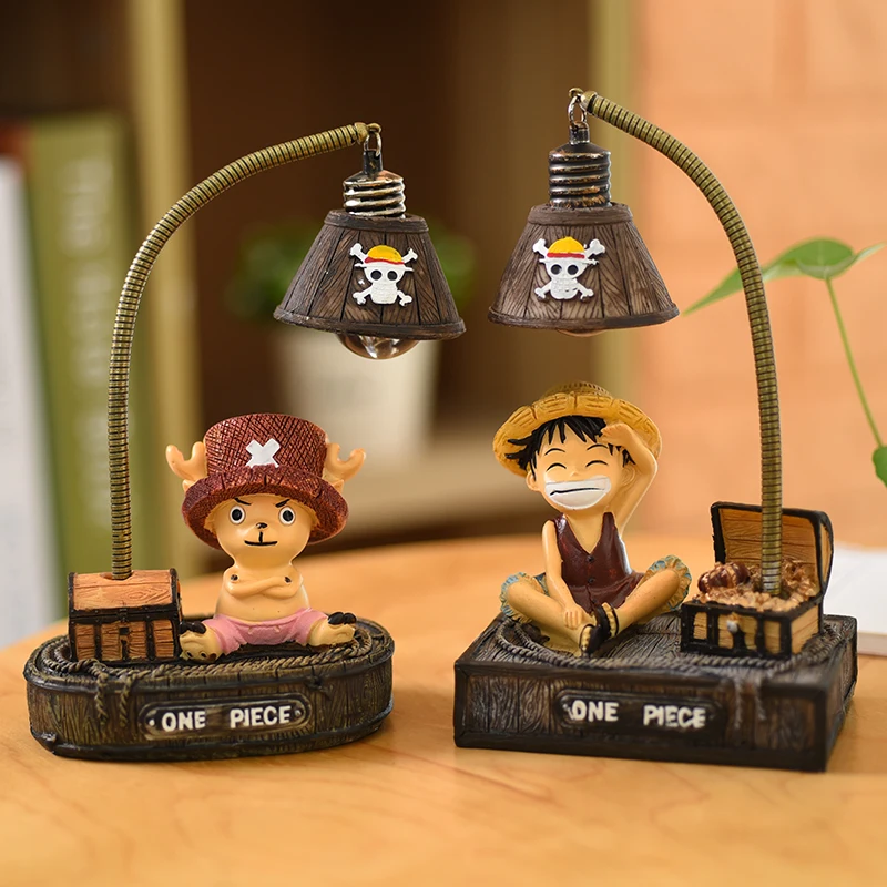 One Piece Anime Night Light Tony Tony Chopper Desktop Ornament Resin Decorative Lamp For Bedroom Office Birthday Gift view 4