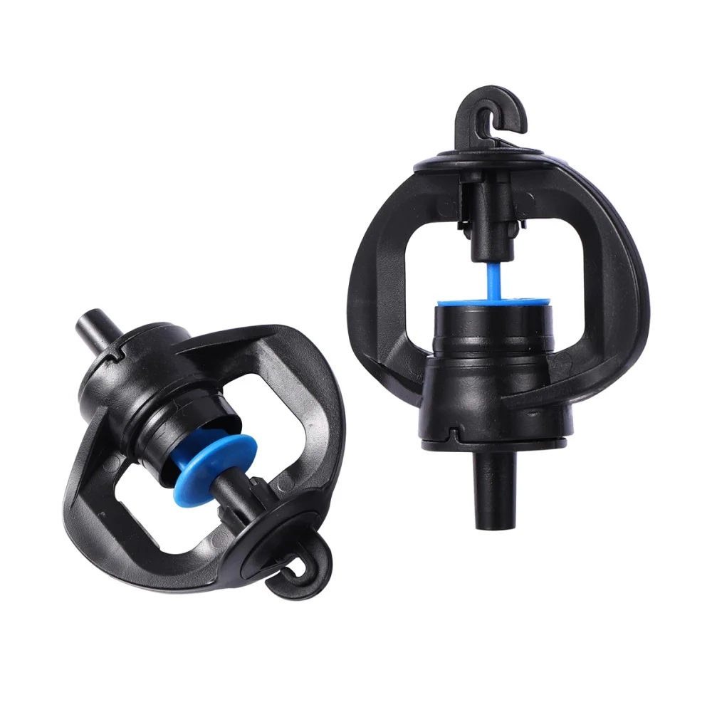 360 Degree Rotary Micro Nozzle Anti Mosquito Rotating Sprinkler Garden Greenhouse Irrigation Atomizing Cooling Watering Sprayer