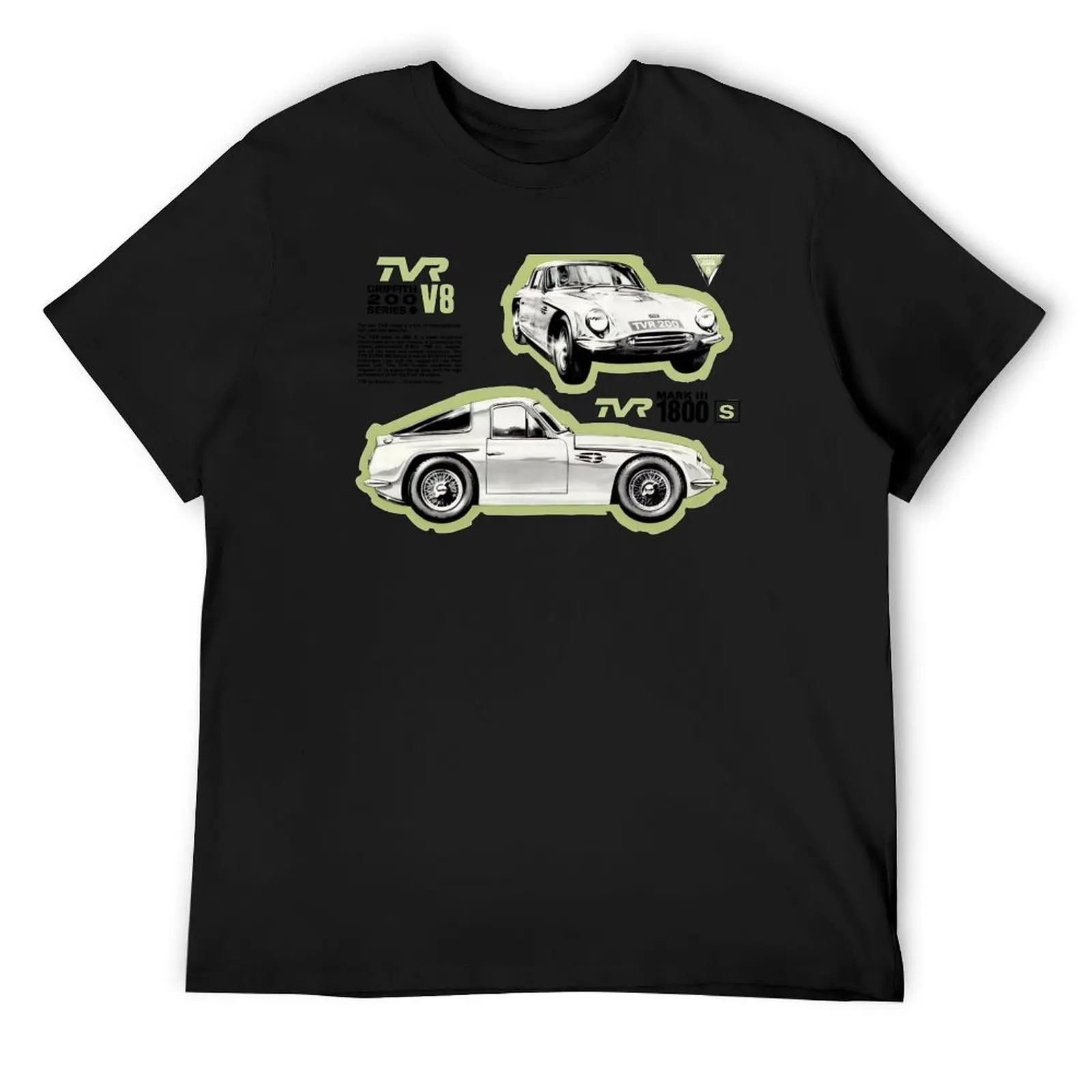 

TVR GRIFFITH T-Shirt plain plus size clothes plus size tops oversized t shirts for men cotton