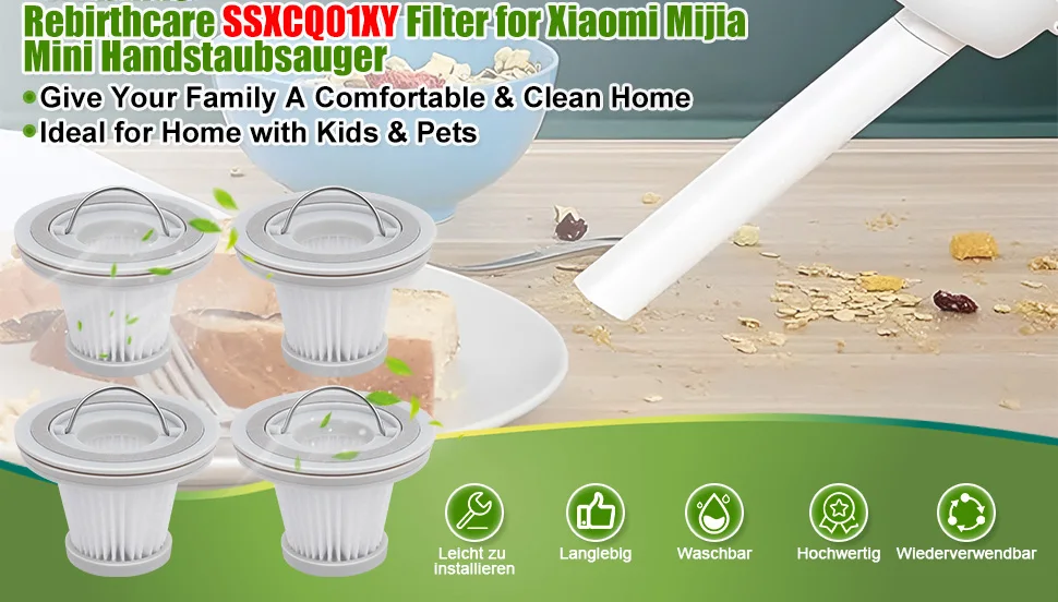 Hepa Filter For Xiaomi Mijia Handy Vacuum Cleaner SSXCQ01XY Spare Parts Home Car Mini Wireless Replacement Accessories