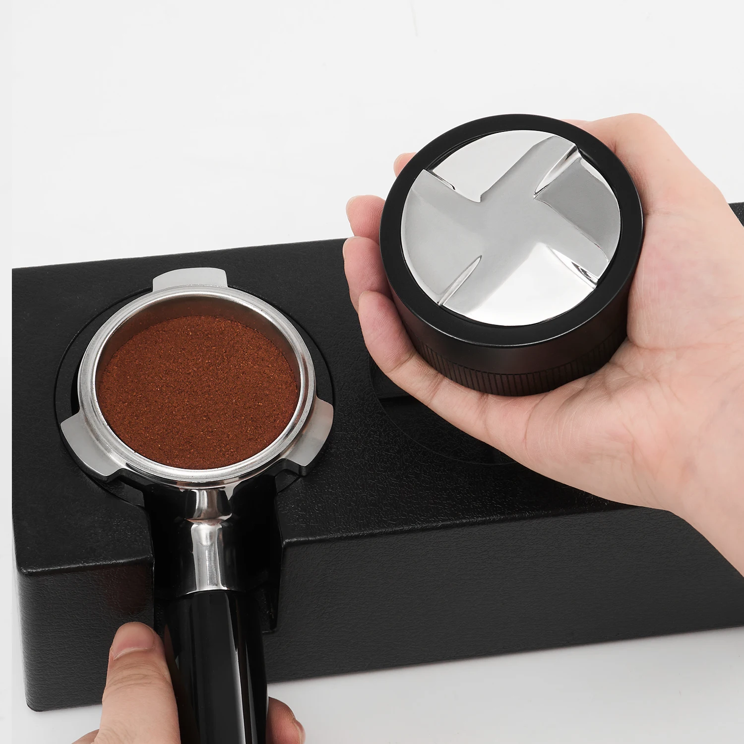 موزع مستوي القهوة الجاذبية التكيف موزع قهوة اسبريسو 51 مم 53 مم 58 مم #5