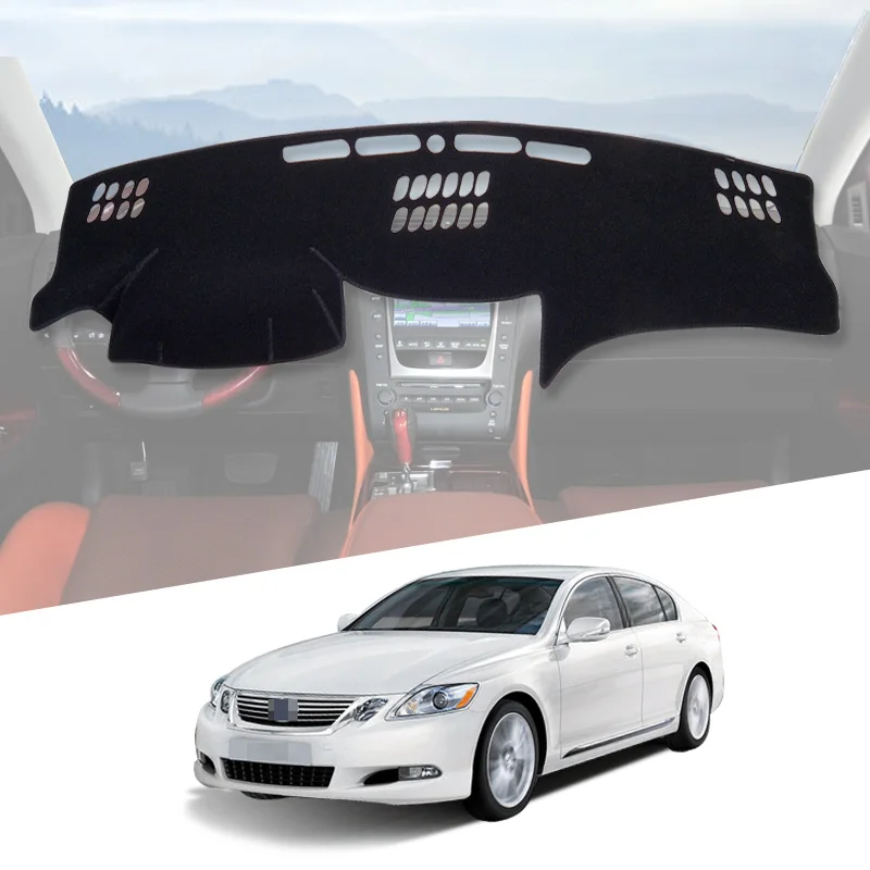 Dashboard Cover Pad for Lexus GS 2006~2011 GS300 GS430 GS450h GS350 GS460 Dash Mat Dashmat Sunshade Protective Carpet
