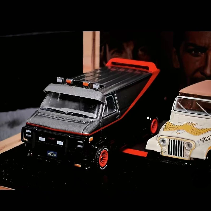 

1:64 1983 GMC Vandura The A-Team (1983-87 TV Series) Simulation Alloy Car Model Collectible Toy Gift Souvenir Display Ornament