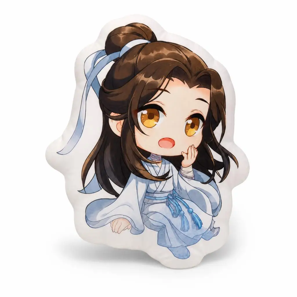 Heaven Official's Blessing Tian Guan Ci Fu XieLian Plush Pillow Cushion Irregular Stuffed Throw Pillow Home Decor Gift Bed Couch