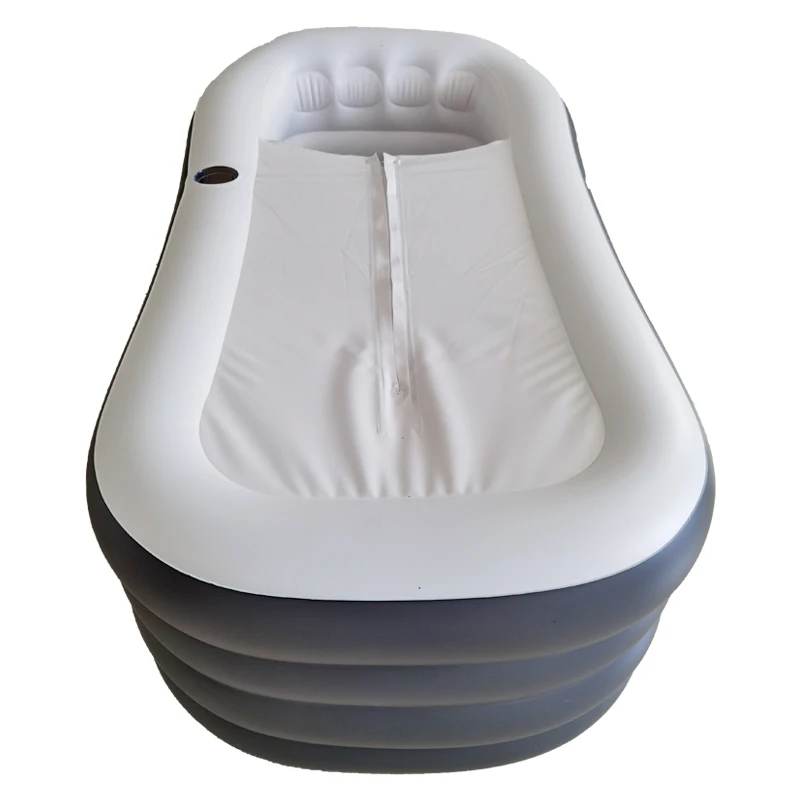 New Arrival Quality PVC Inflatable Adult Sitting Bathtub Foldable Portable Bathtub for Adult